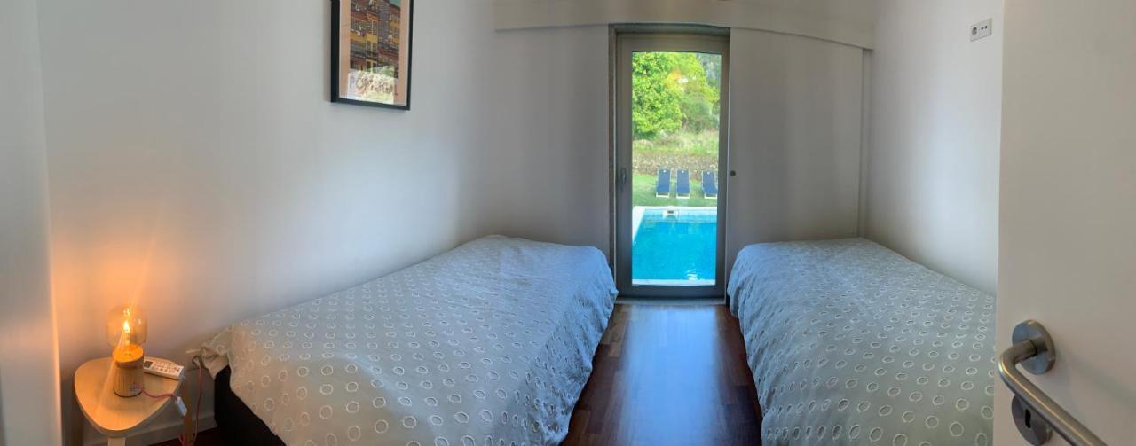 Villa Do Val Seixas - Piscina Privada Esterno foto