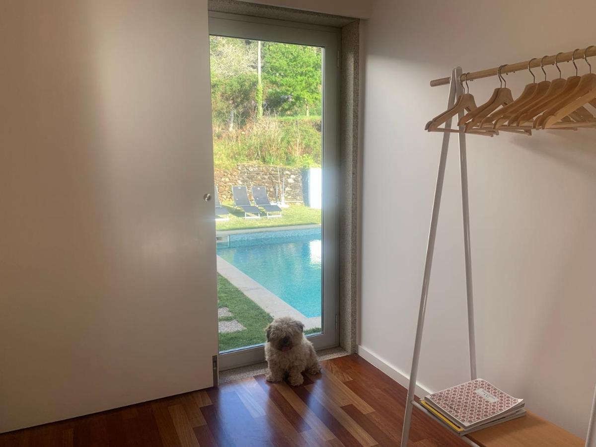 Villa Do Val Seixas - Piscina Privada Esterno foto