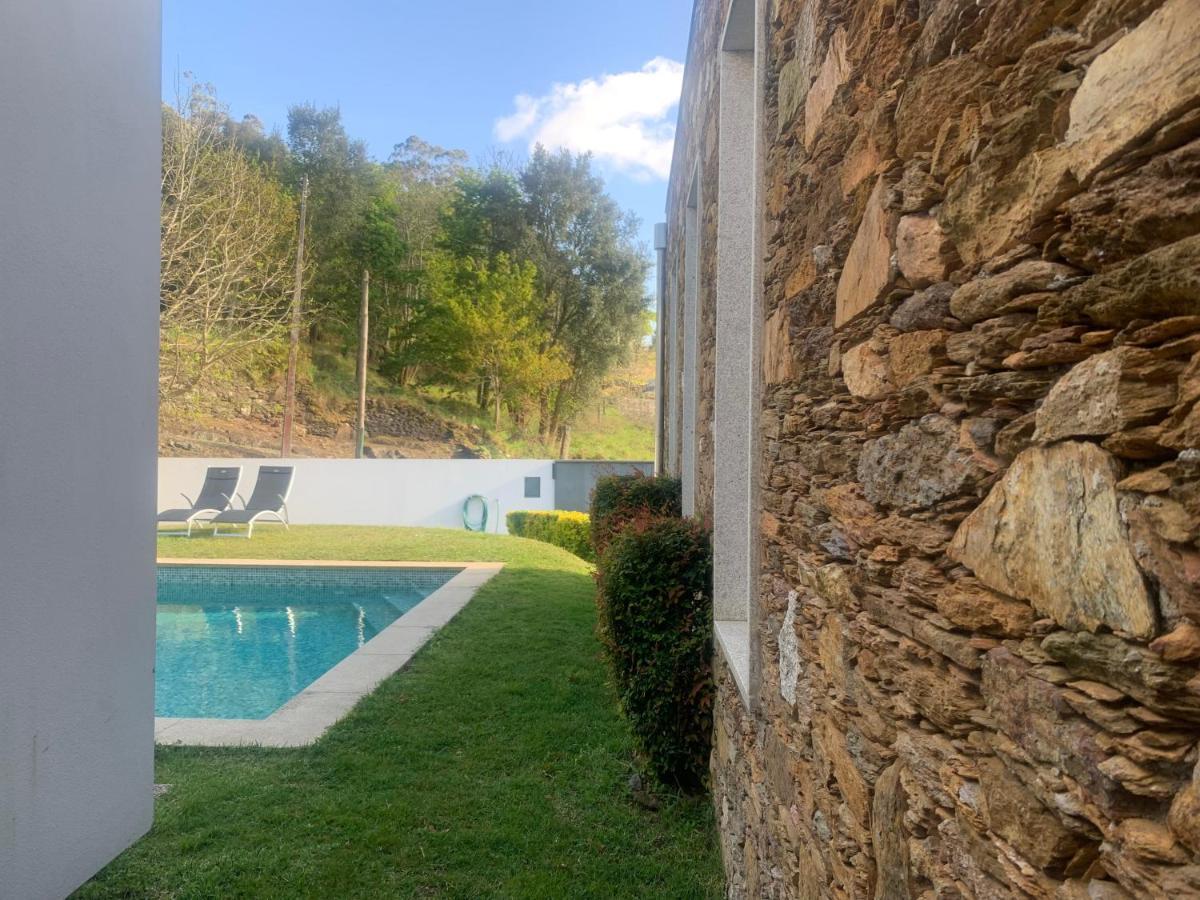Villa Do Val Seixas - Piscina Privada Esterno foto